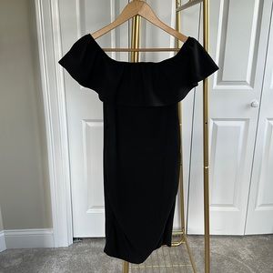 Black maternity dress